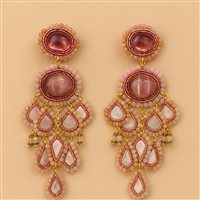 Orecchini Donna in Argento Agata Cianfrone Gioielli F2170R-ART63-ROSA